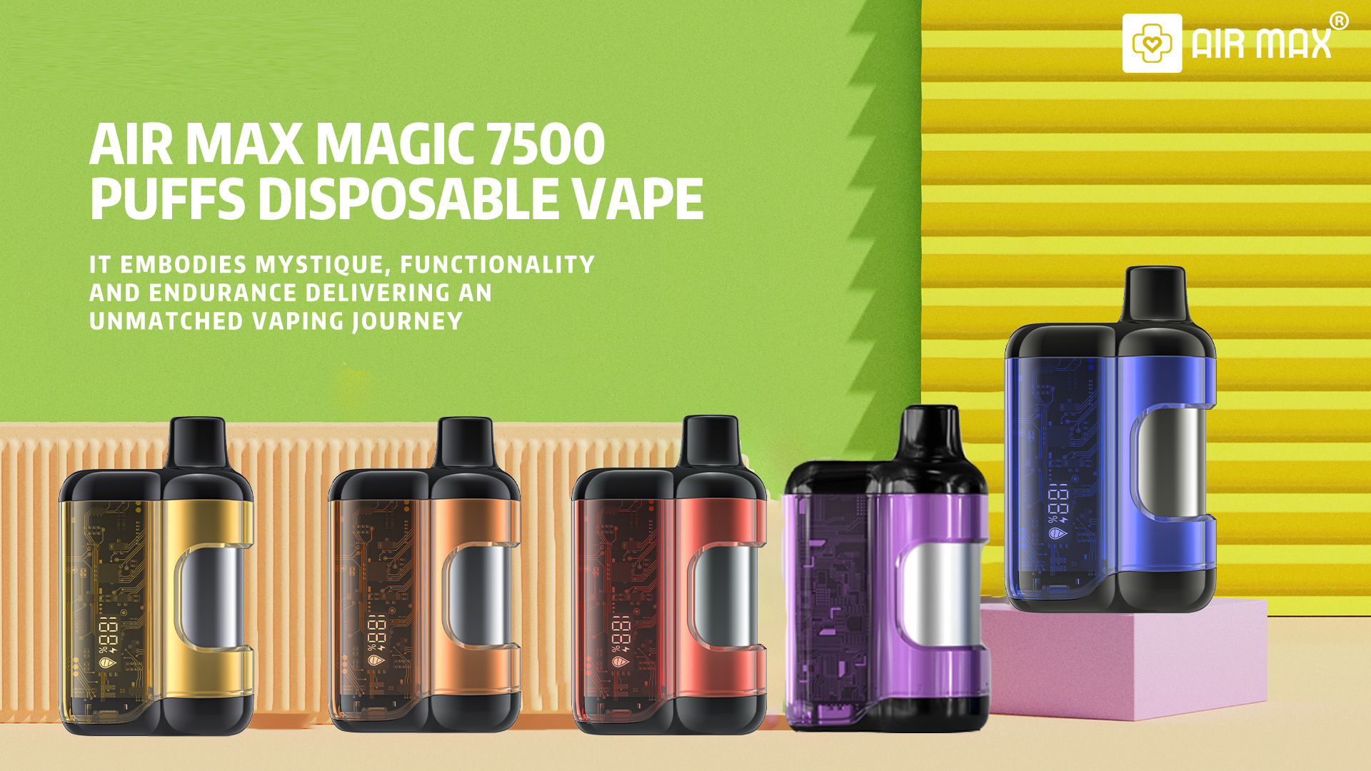 Air Max Crazybar 7500 Puffs Disposable Vape (5)tme