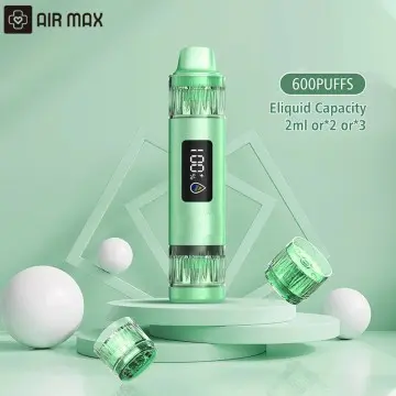 AirMax OEM&ODM Customized Newest 2025 600X3 Puffs Closed Pod System Replaceable Pod Kit Disposable Vape 