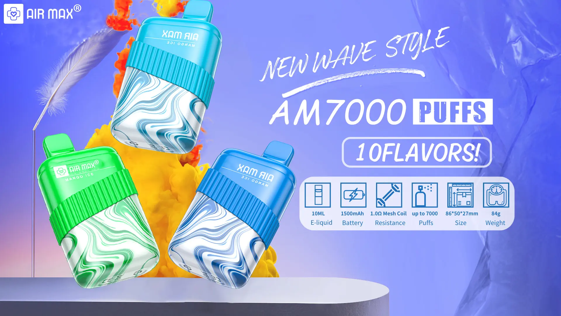 Air Max Wave 7500 Puffs Disposable Vape (1)kr6