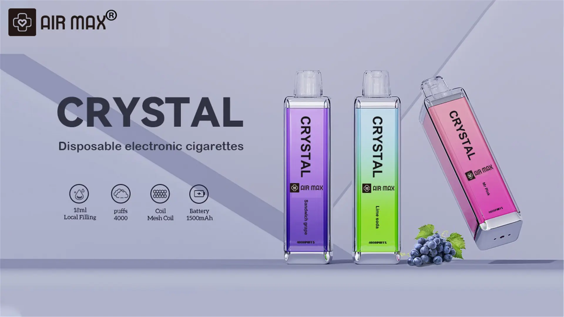 Air Max Crystal 4000 Puffs Disposable Vape (3)6d9