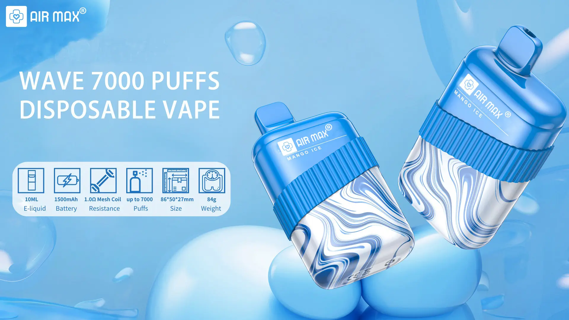 Air Max Wave 7500 Puffs Disposable Vape (4)qsr