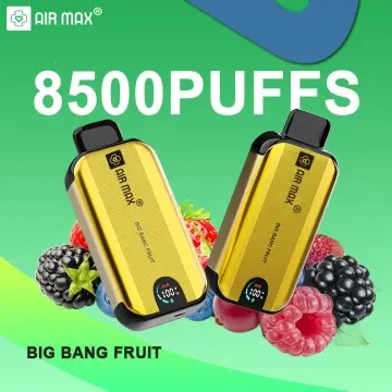 Air Max Dual Mesh 8500 Puffs Disposable Vape With Display Screen