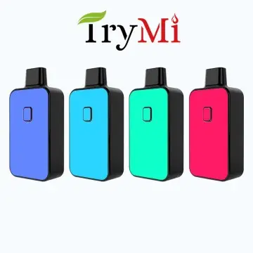 TryMi T3 3ML Disposable CBD Vape Pen, Green light 2.5V/ Blue Light 3.0V/Red Light 3.5V Adjustable Volume