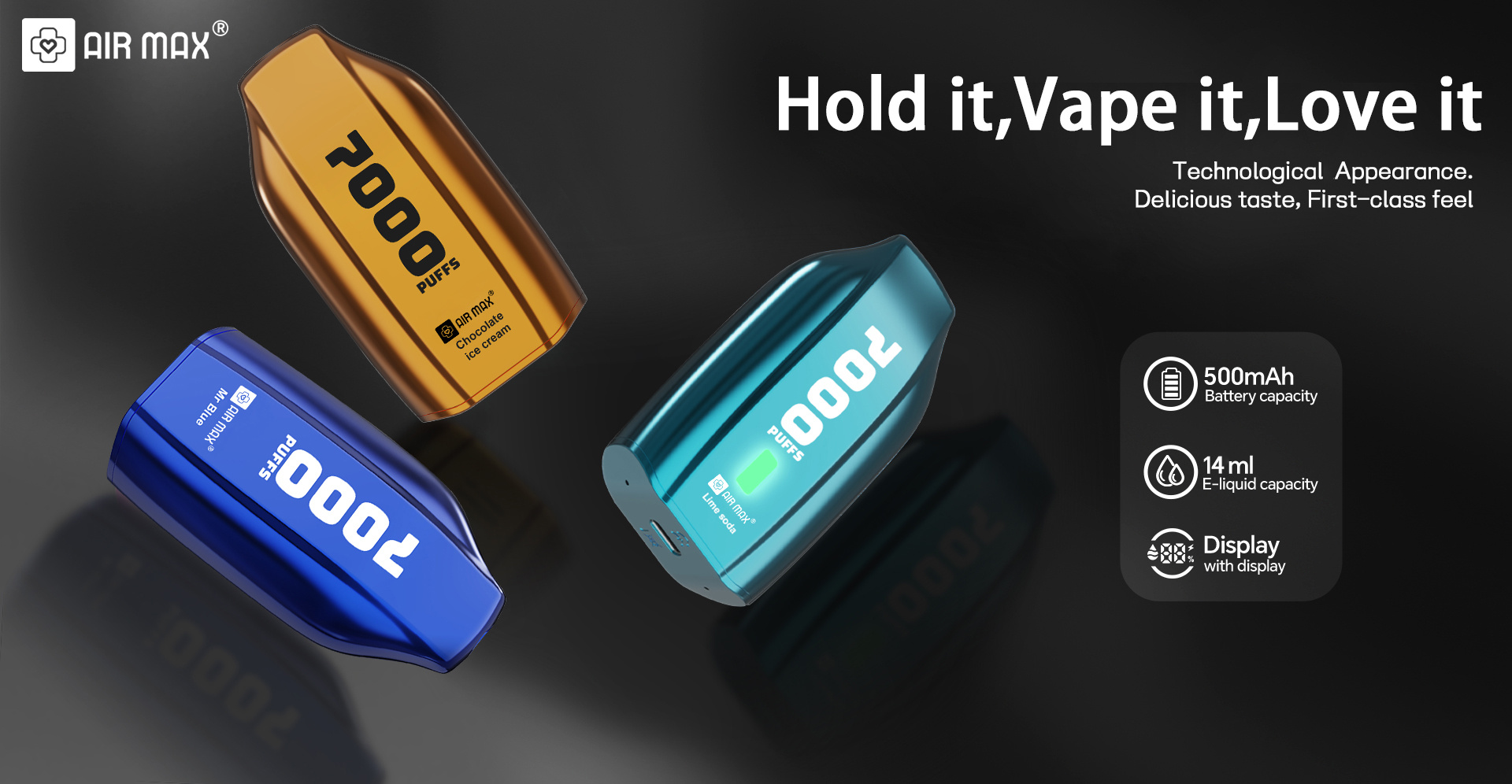 Air Max Car Key Style Disposable Vape (4)d3x